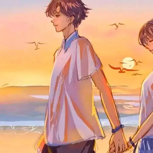 情侣头像星辰大海2