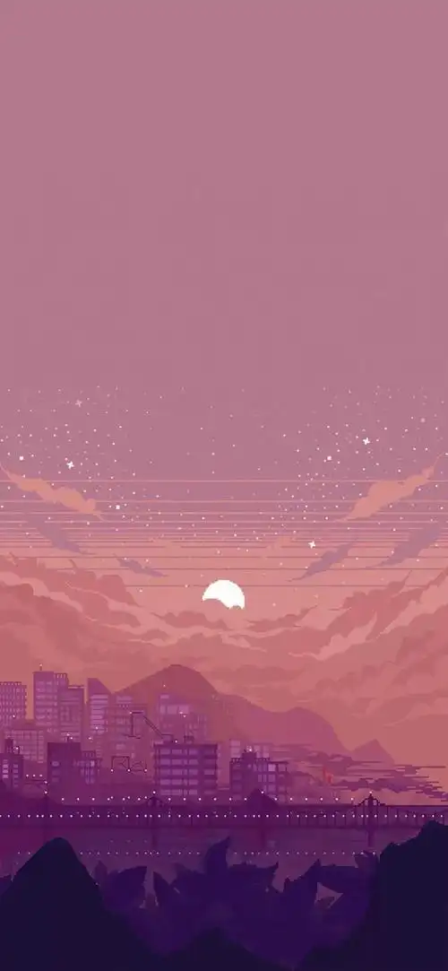 唯美至极的全面屏壁纸