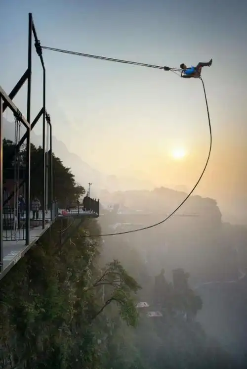 重庆奥陶纪悬崖秋千 图源网络