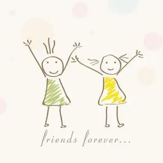 朋友一起玩耍很开心的句子