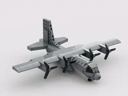 乐高moc c130运输机 #乐高moc  #乐高  #模型飞机
