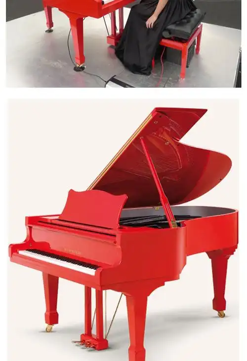 gp-186 法拉利红色亮光 - 三角钢琴系列 - 希维尔钢琴