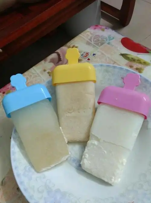 美味的牛奶,马蹄爽冰棒完成