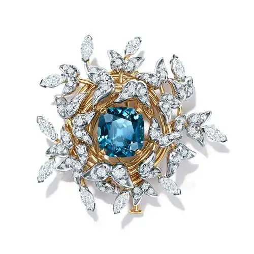 蒂芙尼史隆伯杰系列鸟巢造型胸针胸针11