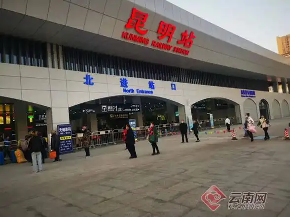 提质改造后的昆明站北广场 杨柳 摄