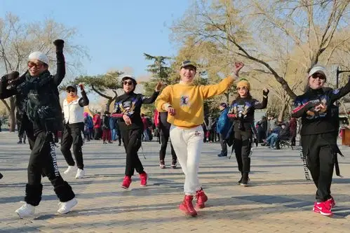 陶然亭阳光鬼步舞桥边姑娘跳得太棒了