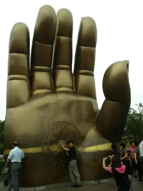 "挚地有生"画说无锡《灵山寺如来佛的手》