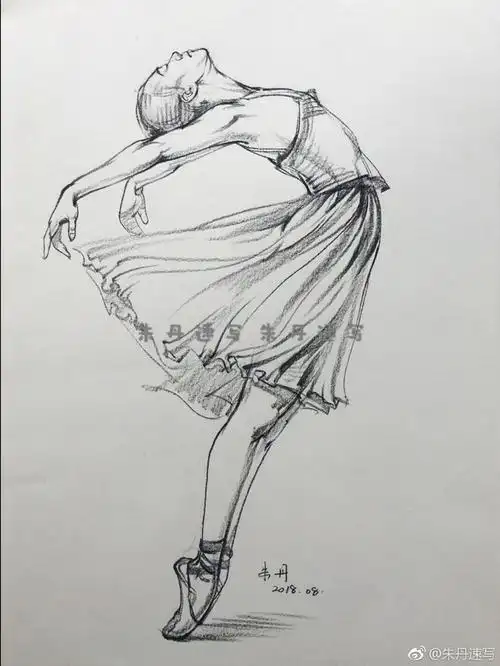 每一个不曾起舞的日子都是对生命的辜负7867作者朱丹速写6767