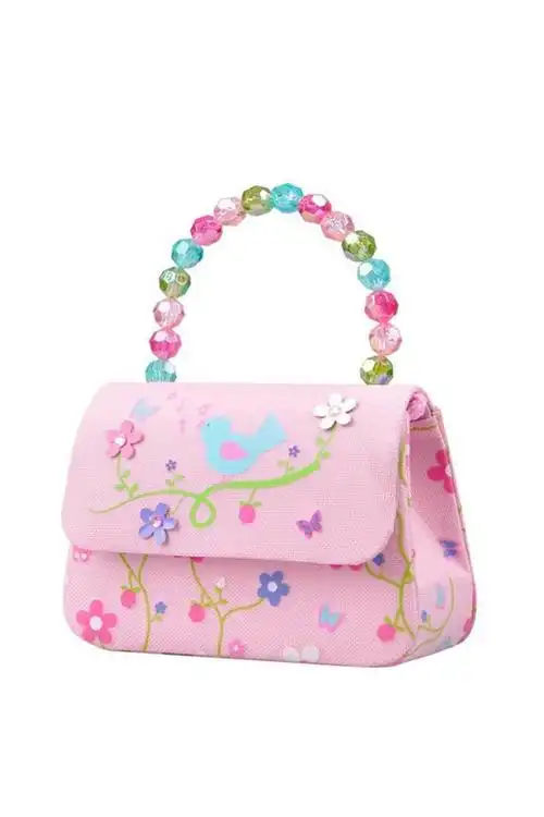 精灵城堡韩版儿童包包斜挎包可爱手拎包时尚女童手提包小孩公主包