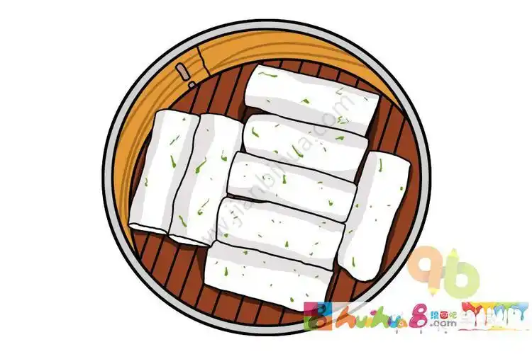 惠安崇武鱼卷简笔画