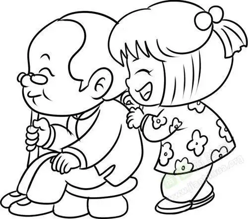 画教程人物简笔画古代小男孩元宵节老人与小孩简笔画人物简笔画大全