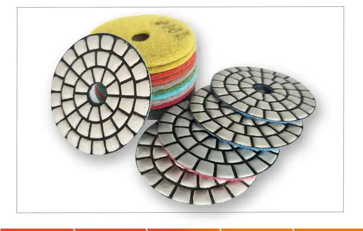 水磨片石材抛光片角磨机大理石金刚石瓷砖修边墙面剪口干磨片4寸10cm