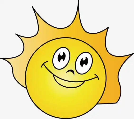 金色太阳矢量图