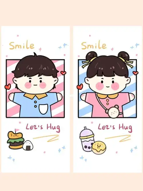 可可爱爱的情侣壁纸,快来和你的另一半一起用吧05