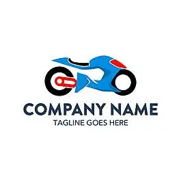 摩托车logo矢量图金属感银色摩托车标志图标头骨设计摩托车标志harley