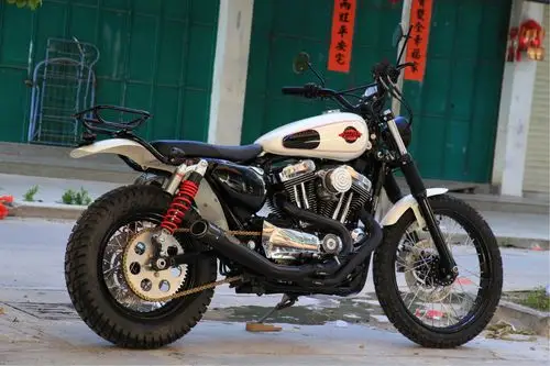 哈雷06年xl1200爆改越野版