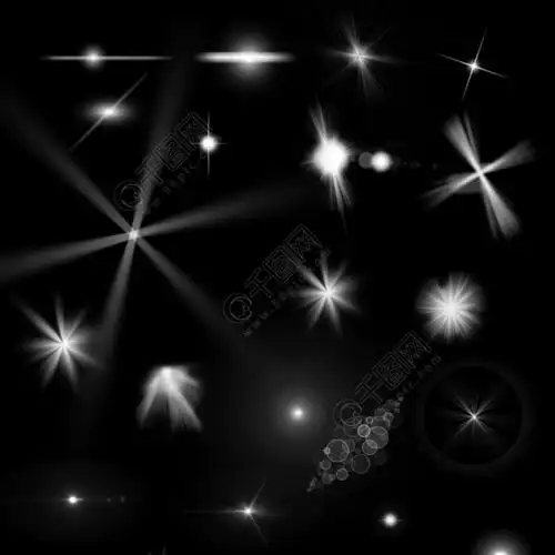 闪亮的星光笔刷图片
