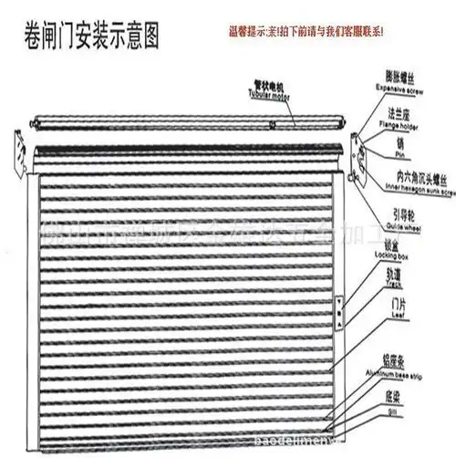 供应铝合金卷帘门彩板电动,手动卷帘门 卷帘 商铺门j1003
