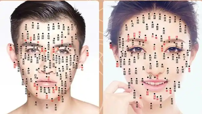 大全每个人脸上可能会或多或少的长一些痣,而这些至分布在不同的地方