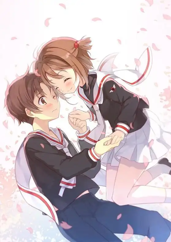 二次元动漫情侣高清壁纸美图,最甜蜜的承若此生只爱你