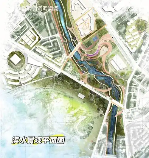 滨水景观平面图详细教程来了78