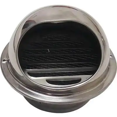 高档304不锈钢风帽外q墙厚风口烟风防雨罩油防机排烟帽加出201ins