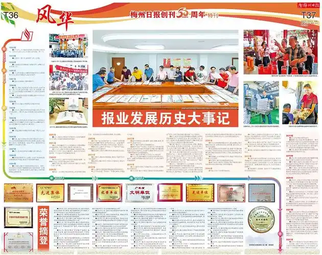 梅州日报创刊50周年特刊t36t37丨报业发展历史大事记