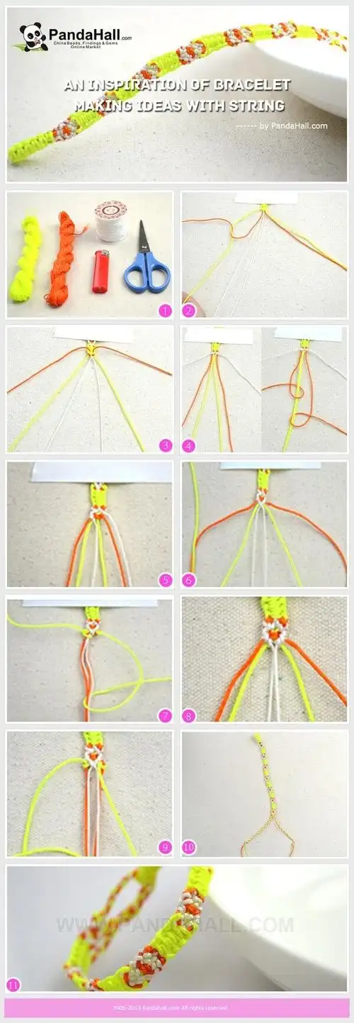 diy编织手链教程