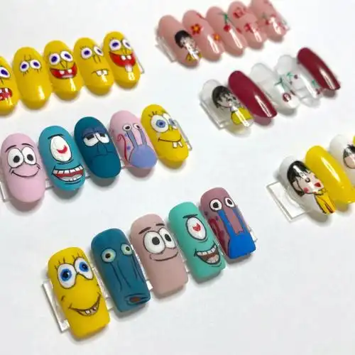 卡通小可爱美甲