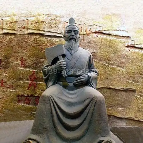 颛顼雕塑-雕塑制作厂颛顼雕像报价_作品_图片-河北共为园林雕塑