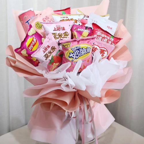 圣诞节草莓花束苹果创意零食旺仔鲜花礼盒同城鲜花速递同城