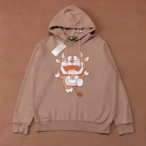 gucci古驰哆啦a梦叮当猫牛角帽衫价格