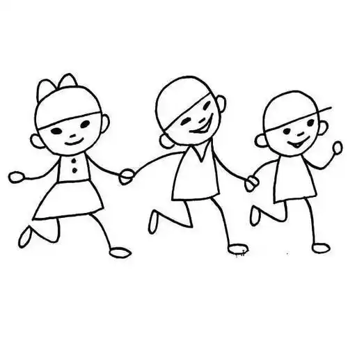简笔画小朋友 小朋友图片大全