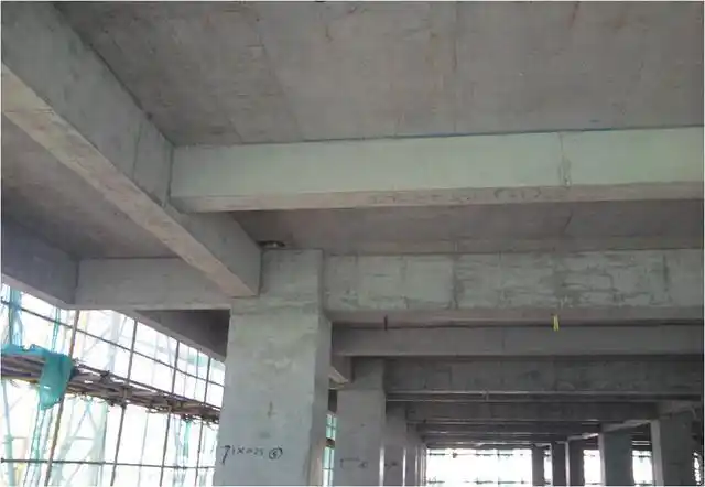 有梁板结构混凝土外观感(好)
