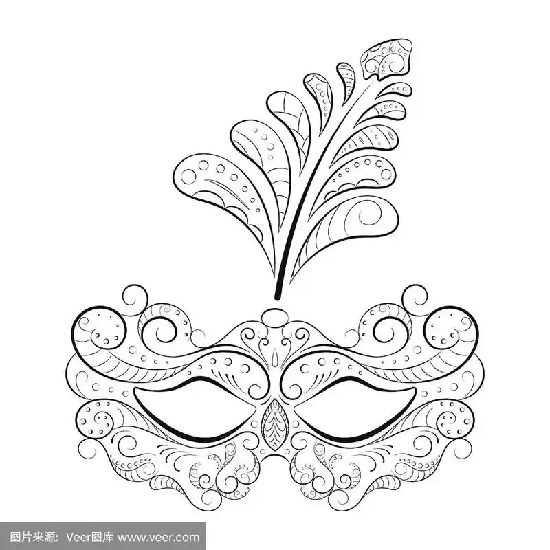 威尼斯狂欢节面具