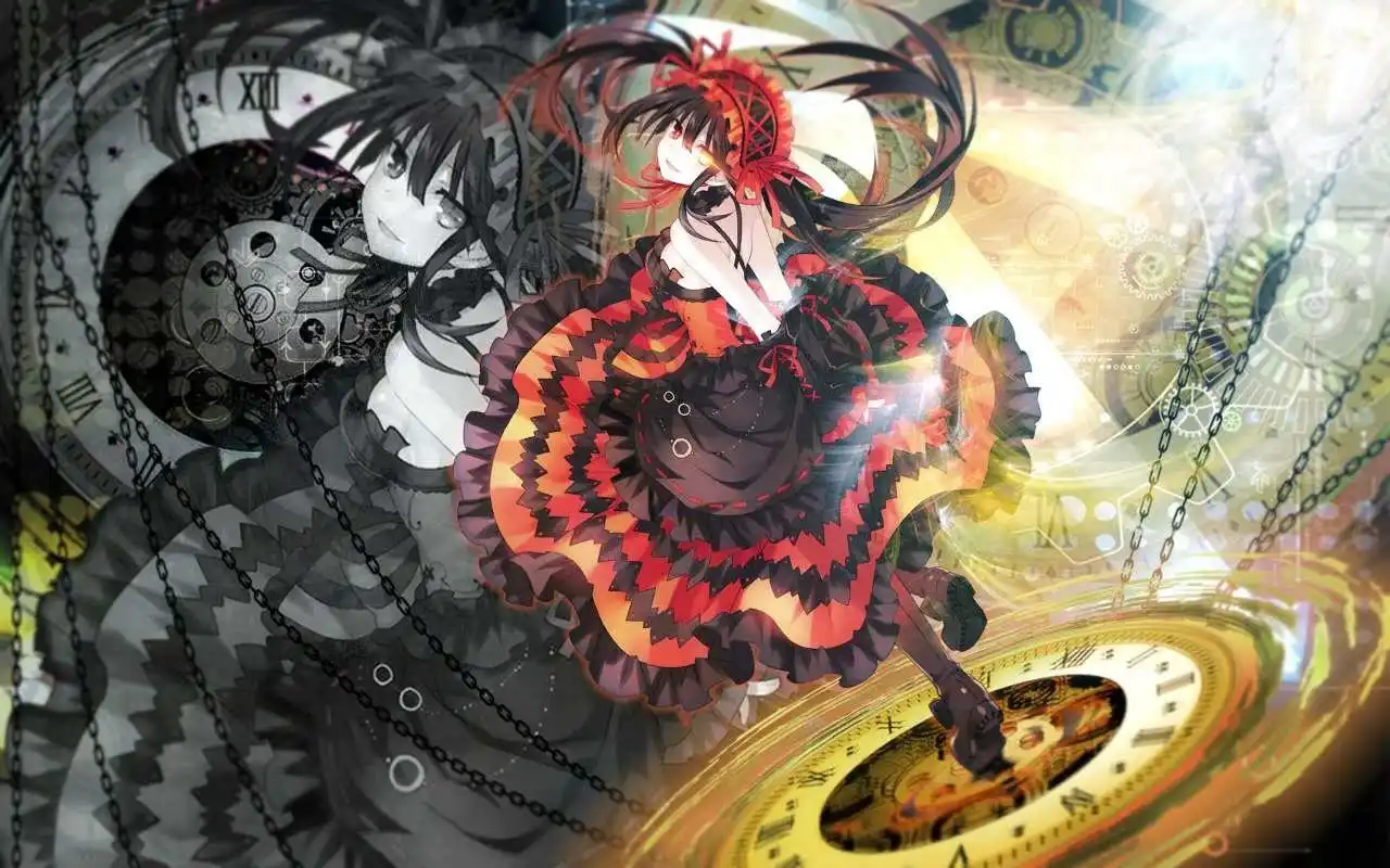 约会大作战二次元美少女高清桌面壁纸