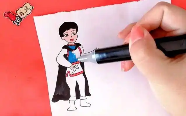 简笔画一个小王子