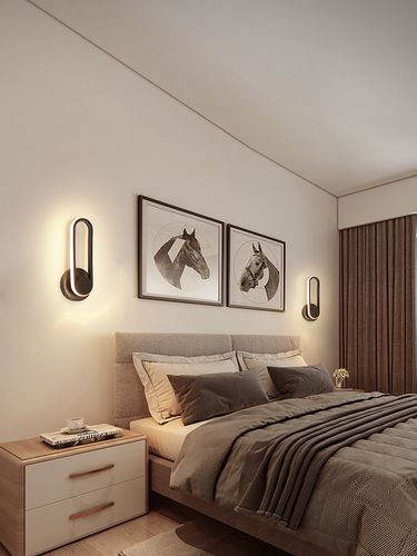 壁灯卧室床头led现代简约楼梯客厅背景墙旋转过道壁灯