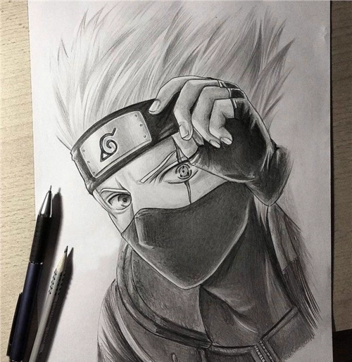 波兰画师笔下火影人物系列:卡卡西