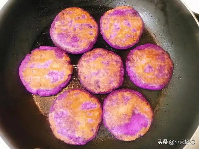 紫山药遇上糯米粉香甜软糯欲罢不能