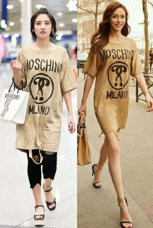 撞衫不可怕,谁丑谁尴尬,网友:就凭唐艺昕的微笑我给满分