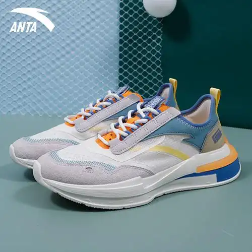 安踏休闲鞋男鞋2021夏季新款缓震减压回弹活力运动休闲鞋