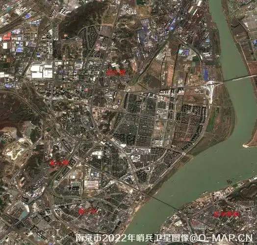 哨兵卫星图像江苏省南京市2022年卫星图像