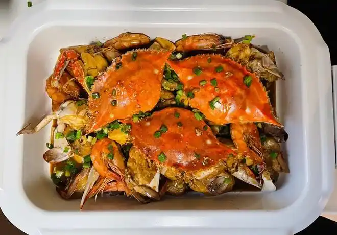 馋嘴梭子蟹肉煲
