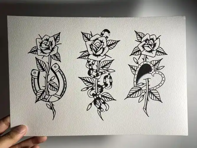 oldschool纹身手稿022