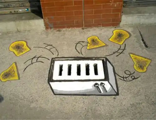 有趣的下水道涂鸦为城市生活增添激情创想图