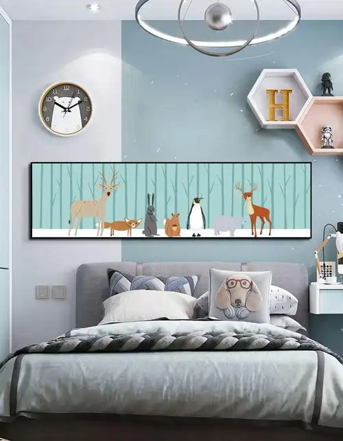 墙画卧室床头单幅设计|墙画卧室床头单幅下载|墙画卧室床头单幅教学|