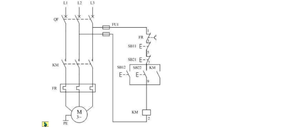 电动机两地控制电路原理图word精品