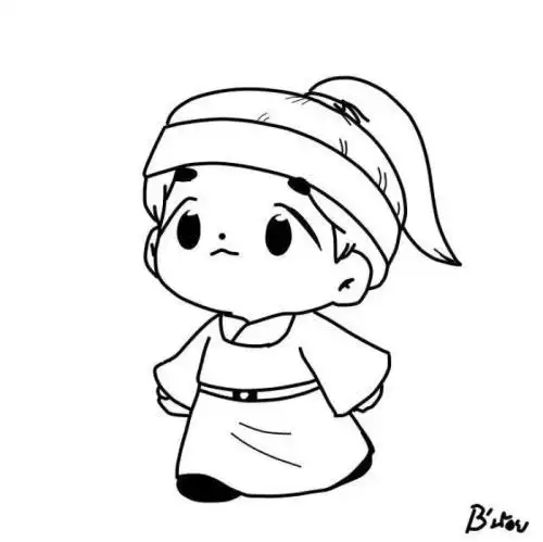 伯贤步步惊心丽简笔画