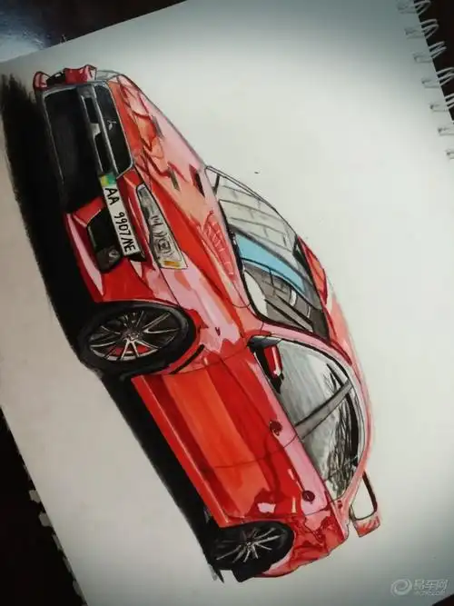 手绘第二期作业三菱evo